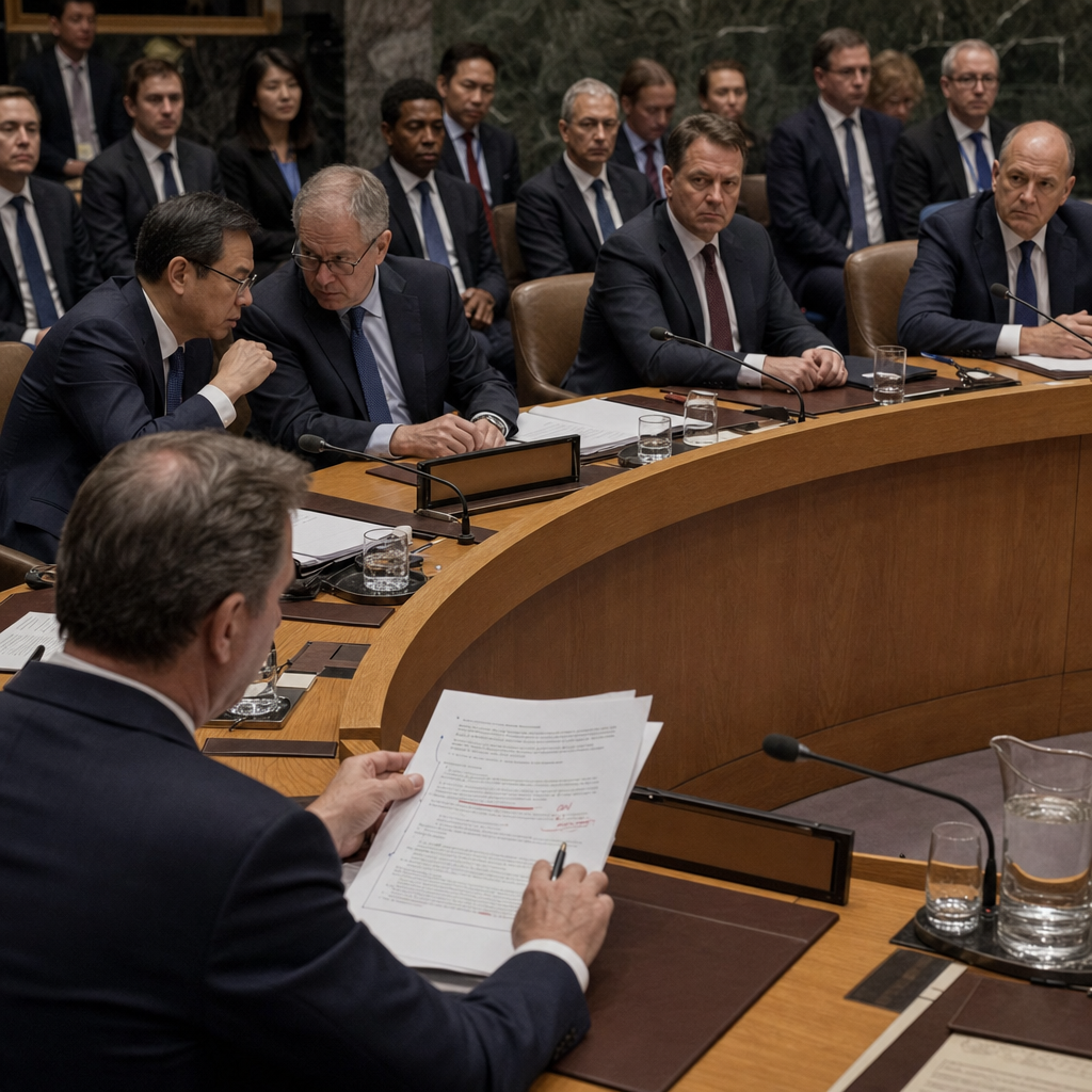 U.S. Softens Iran Draft, but Veto Fight Stays Locked