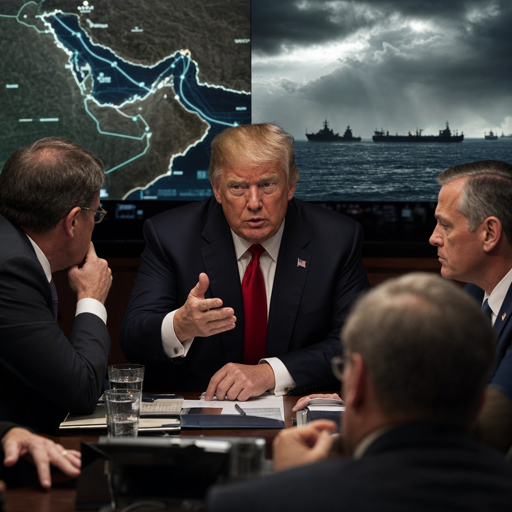 Trump Downplays Iran Clash as Hormuz Risks Spike