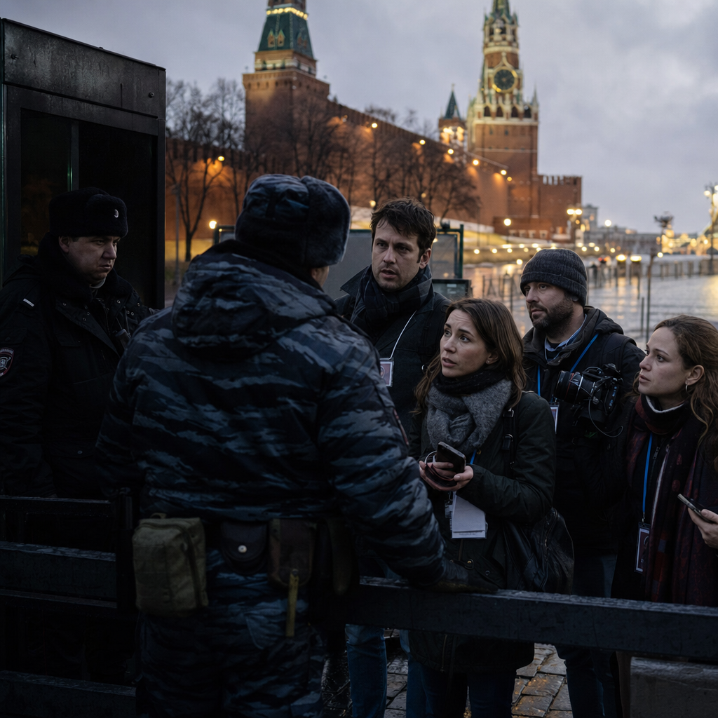 Kremlin Bars British Journalists Amid Tension