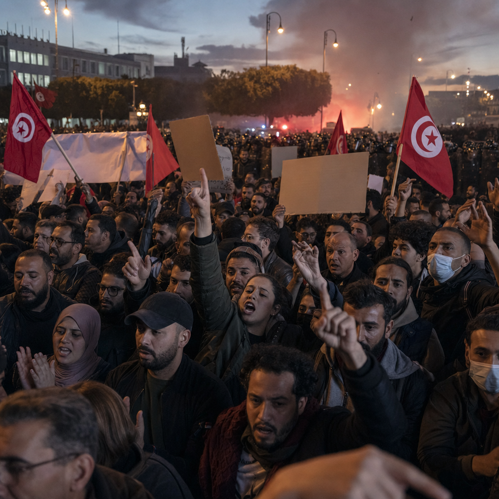Tunisia’s Crackdown Deepens: Protests Surge