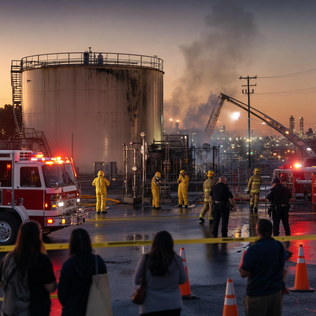 California Chemical Tank Crisis Eases