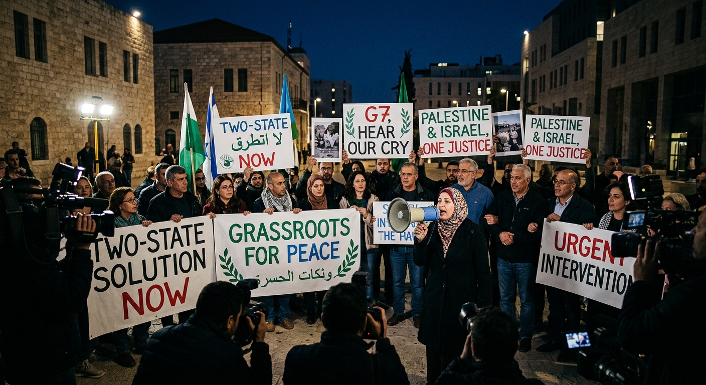 West Bets on Grassroots for Mideast Peace