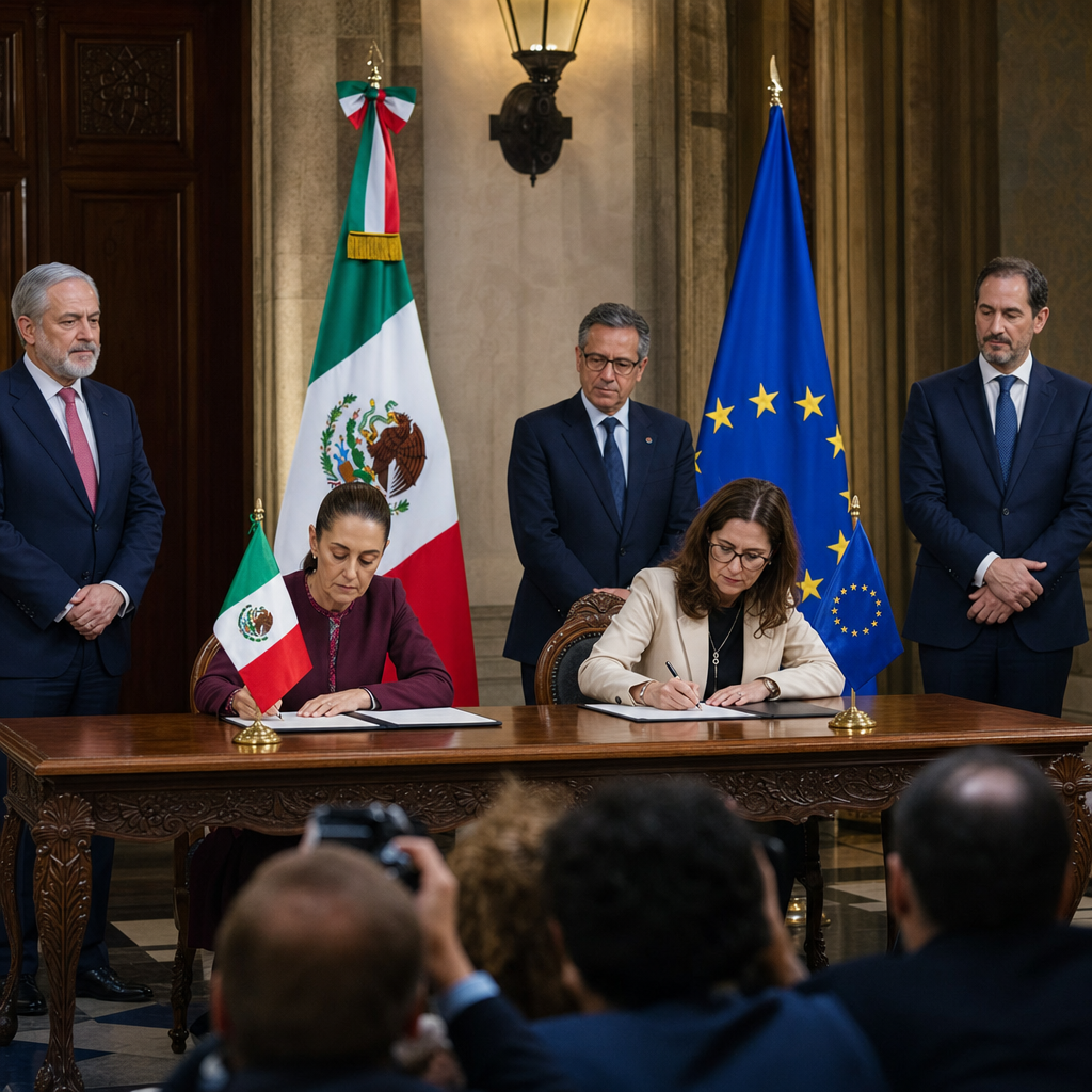Mexico and EU Sign Trade Pact to Reduce US Dependence