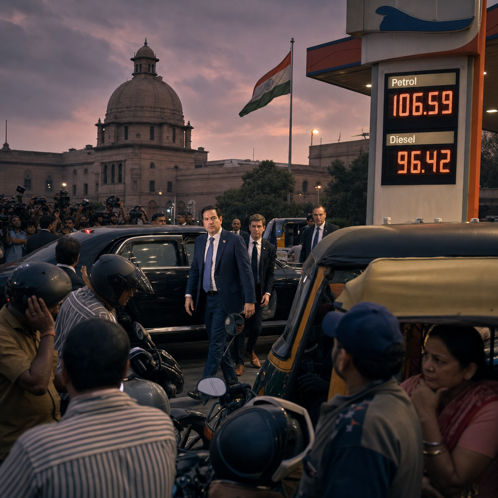 Fuel Hikes and Rubio’s Visit Test India’s Leverage