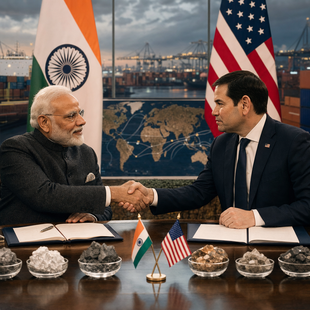 India-US Mineral Pact Exposes China Supply Ch