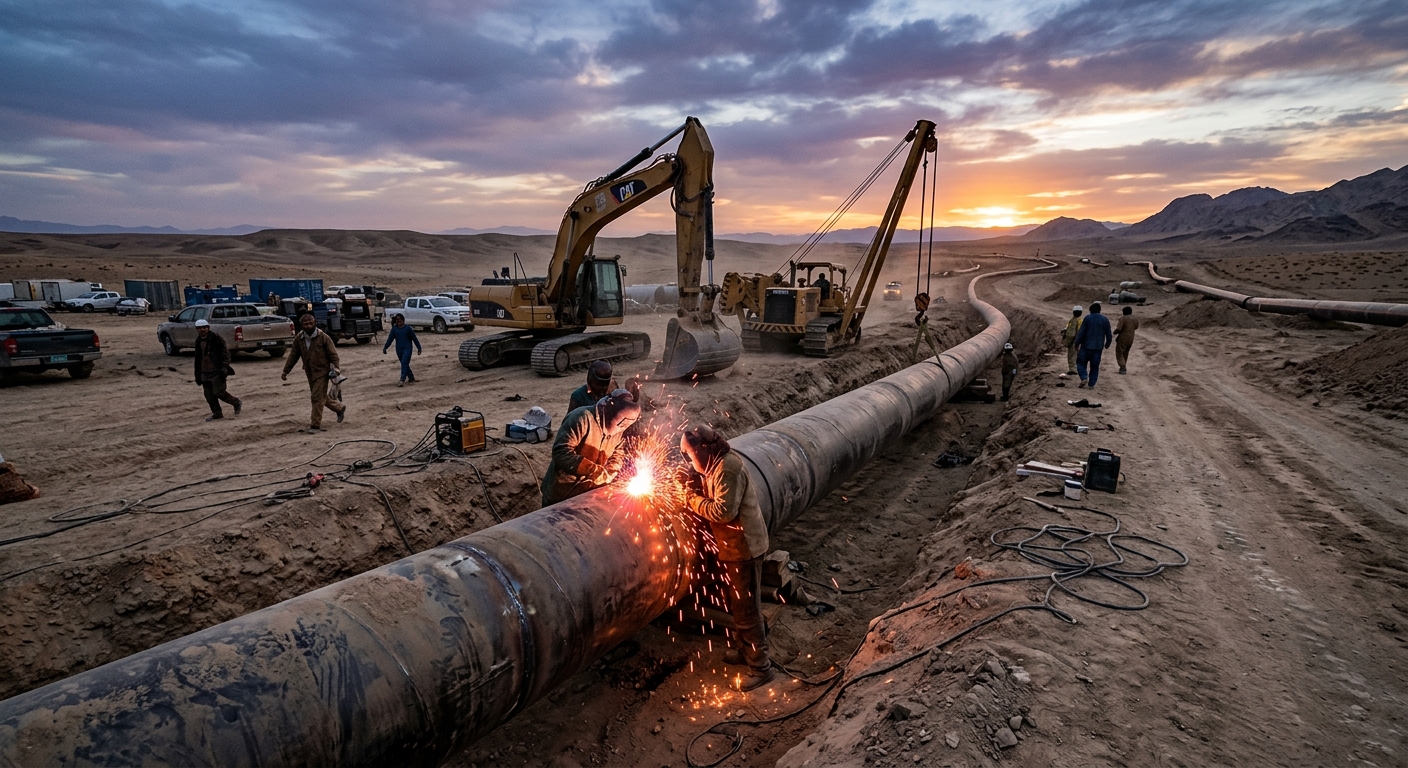 TAPI pipeline construction