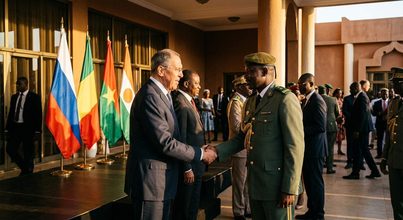 Lavrov meets AES officials in Niamey